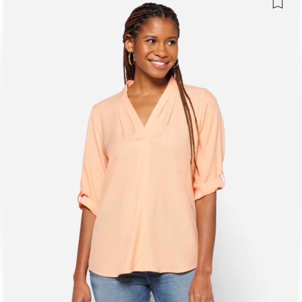 NWT Calvin Klein V Neck Blouse